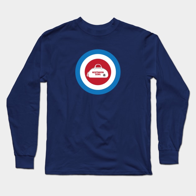 Northern Soul Bag Long Sleeve T-Shirt by modernistdesign